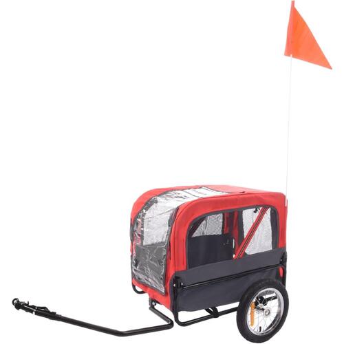 FLAMINGO cykeltrailer til hund Romero rød 59,5x43x51 cm