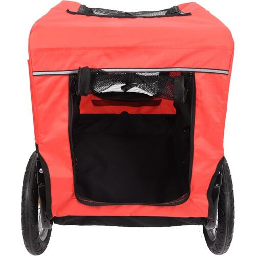 FLAMINGO cykeltrailer til hund Romero rød 59,5x43x51 cm