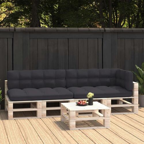 Hynder til pallesofa 5 stk. antracitgrå (OUTLET A)