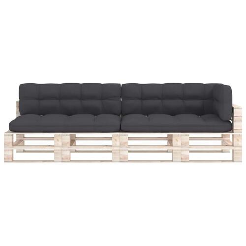 Hynder til pallesofa 5 stk. antracitgrå (OUTLET A)