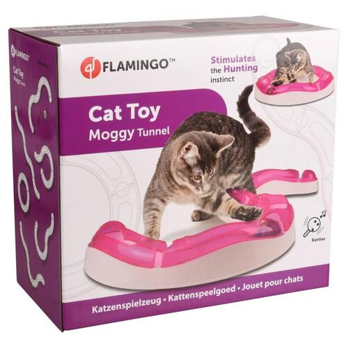 FLAMINGO kattetunnel Moggy 39x39x7,7 cm