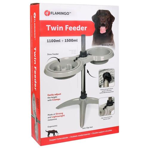 FLAMINGO foderstativ Suvi str. M 1100 ml og 1500 ml grå