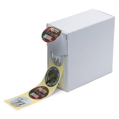 Rillprint gavemærker 250 stk. x 4 ruller metallic