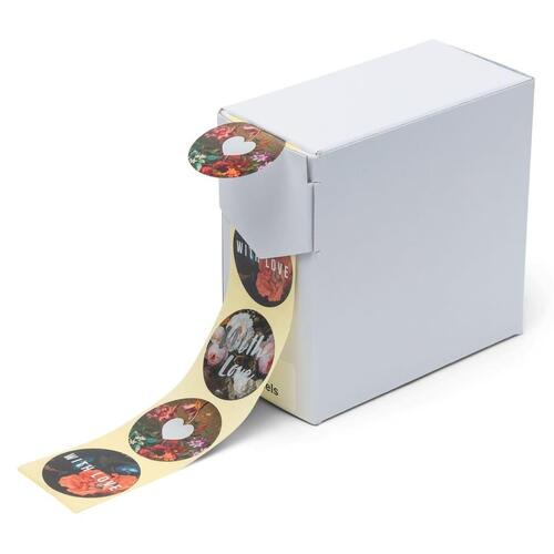 Rillprint gavemærker 250 stk. x 4 ruller metallic