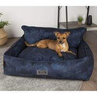 Scruffs & Tramps hundeseng Kensington 60x50 cm str. M marineblå
