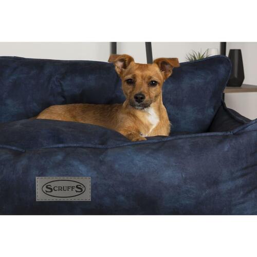 Scruffs & Tramps hundeseng Kensington 60x50 cm str. M marineblå