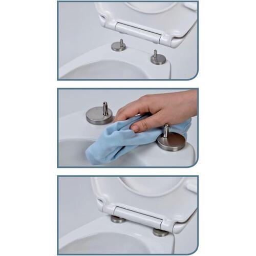 SCHÜTTE toiletsæde WHITE duroplast