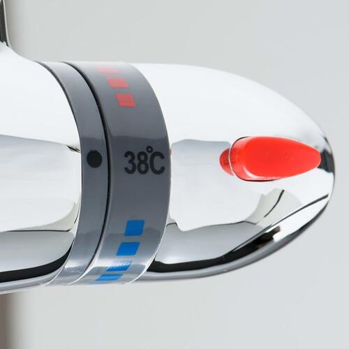 SCHÜTTE termostatisk blandingsbatteri til brus SUPRA krom