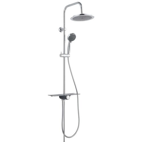 SCHÜTTE hovedbrusesæt med bakke AQUASTAR antracit-krom