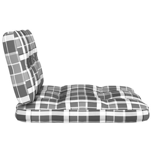 Pallehynder 2 stk. stof gråternet