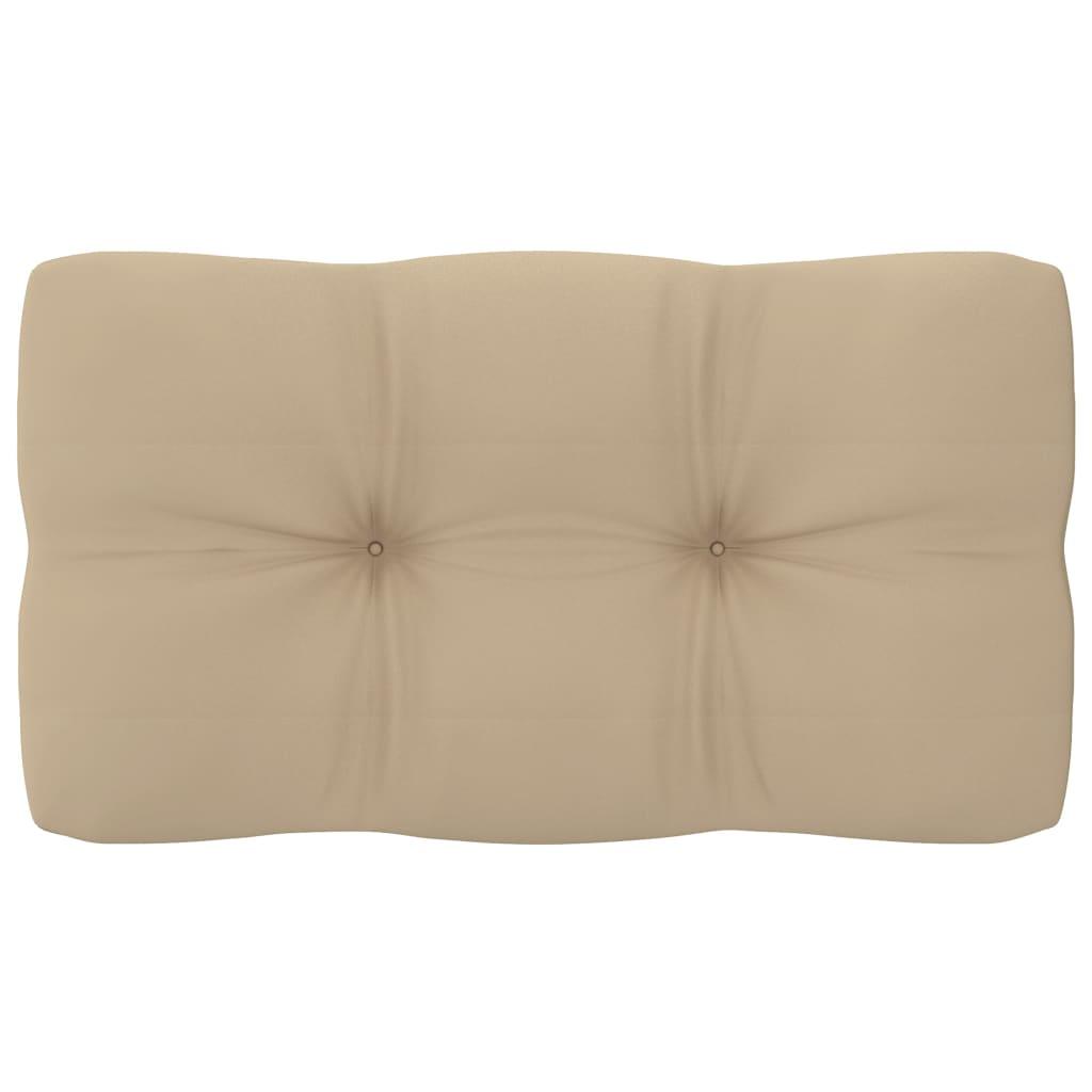 Pallehynde 70x40x12 cm stof beige