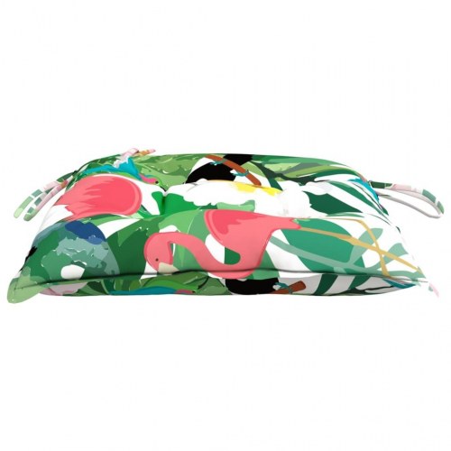 Stolehynder 4 stk. 40 × 40 × 7 cm - stof, flerfarvet jungleprint