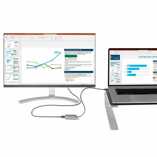 USB C til DisplayPort-adapter Startech CDP2MDPEC Sort/Grå 0,3 m