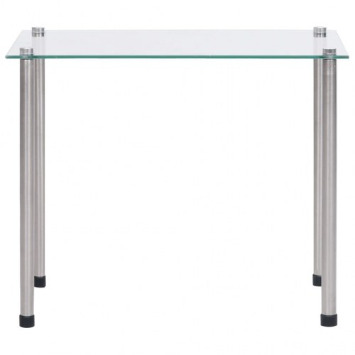 Indskudsbordssæt i hærdet glas - 3 stk., transparent