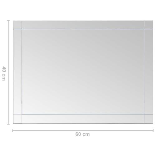 Vægspejl 60x40 cm glas