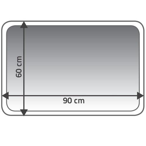 RIDDER bademåtte Coins 60 x 90 cm grå 7103307