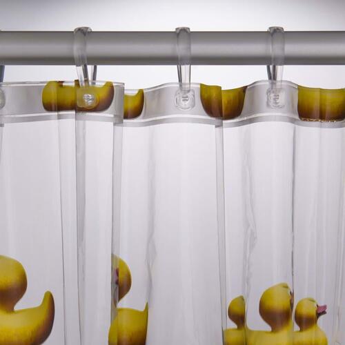 Sealskin badeforhæng Duckling 180x200 cm gul