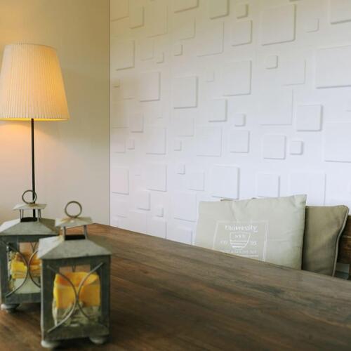 WallArt 3D-vægpaneler 24 stk. GA-WA09 Squares