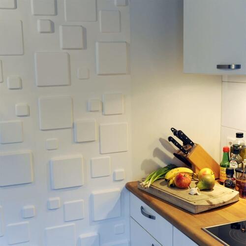 WallArt 3D-vægpaneler 24 stk. GA-WA09 Squares