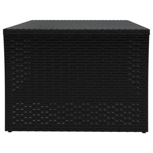 Sofabord 100x50x40 cm polyrattan sort