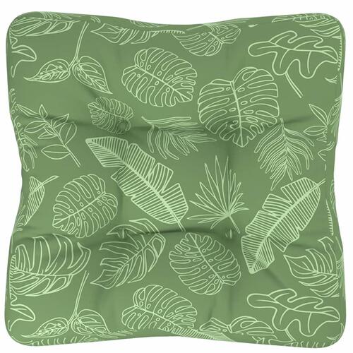 Pallehynde 60x61,5x10 cm oxfordstof bladmønster