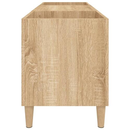 Vinylskab 121x38x48 cm konstrueret træ sonoma-eg