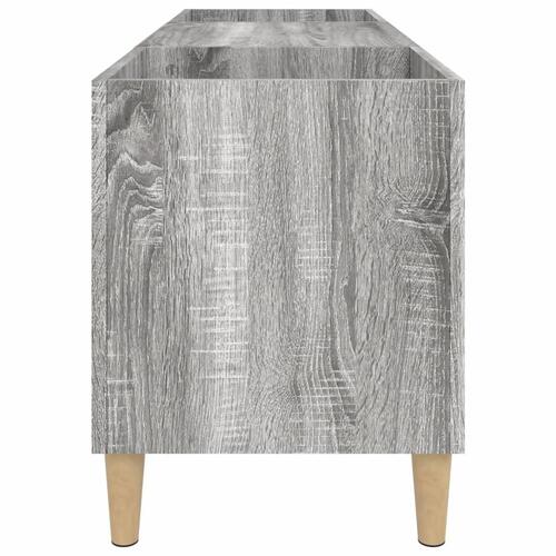 Vinylskab 121x38x48 cm konstrueret træ grå sonoma-eg