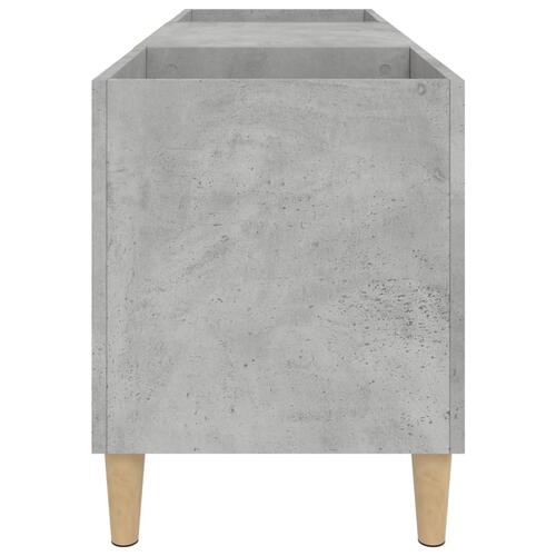 Vinylskab 121x38x48 cm konstrueret træ betongrå