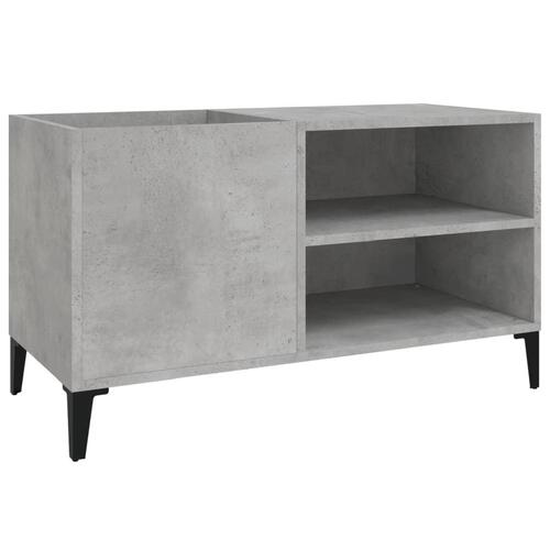 Vinylskab 84,5x38x48 cm konstrueret træ betongrå