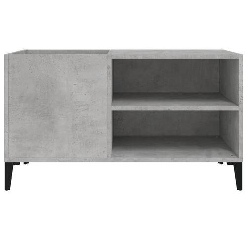 Vinylskab 84,5x38x48 cm konstrueret træ betongrå