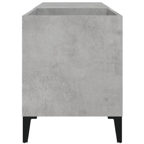 Vinylskab 84,5x38x48 cm konstrueret træ betongrå