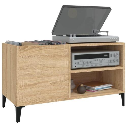 Vinylskab 84,5x38x48 cm konstrueret træ sonoma-eg