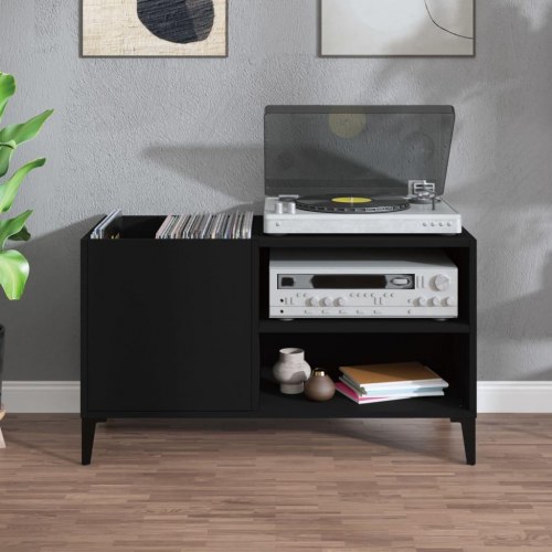 Vinylskab 84,5 x 38 x 48 cm - sort