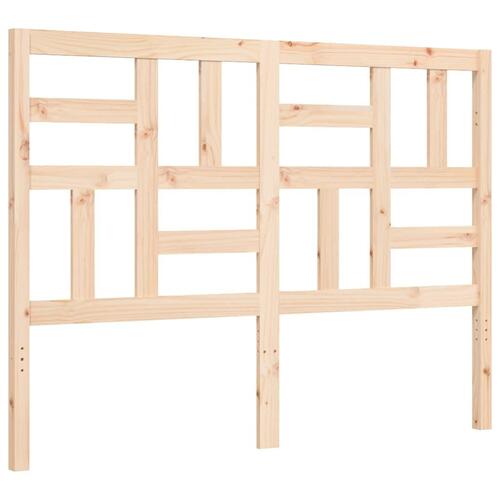 Sengeramme uden madras 140x190 cm massivt fyrretræ