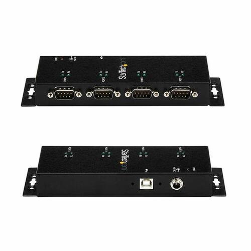 USB Hub Startech ICUSB2324I Sort