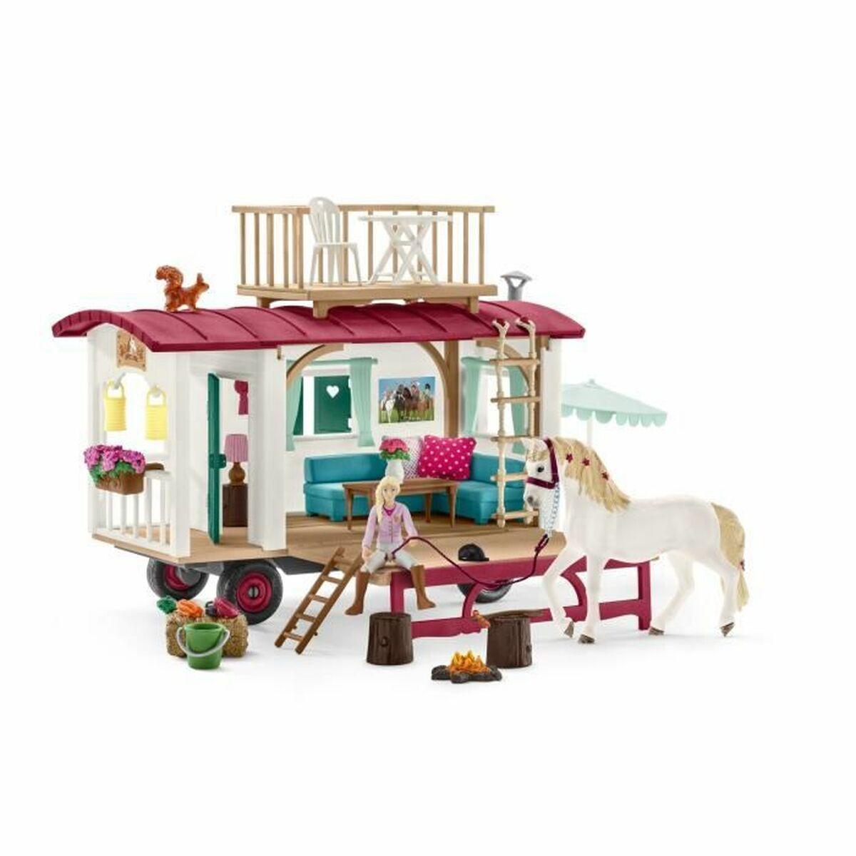 Miniature Hus Schleich Caravan for secret club meetings