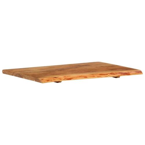 Bordplade til toiletbord 80x55x2,5 cm massivt akacietræ
