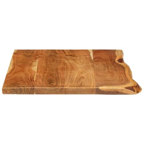 Bordplade til toiletbord 100x55x2,5 cm massivt akacietræ