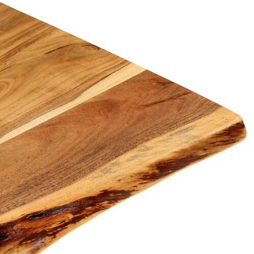 Bordplade til toiletbord 100x55x2,5 cm massivt akacietræ