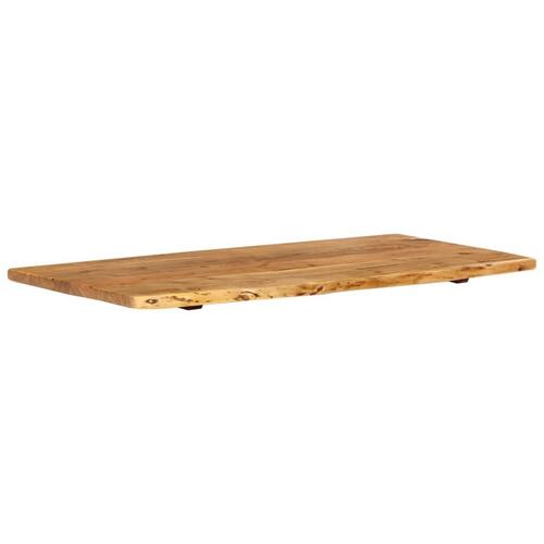 Bordplade til toiletbord 100x55x2,5 cm massivt akacietræ