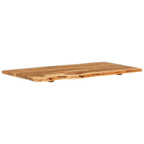 Bordplade til toiletbord 100x55x2,5 cm massivt akacietræ
