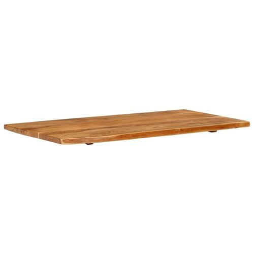 Bordplade til toiletbord 100x55x2,5 cm massivt akacietræ