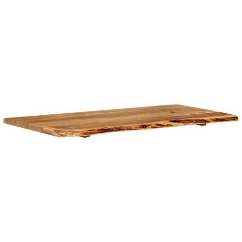 Bordplade til toiletbord 100x55x2,5 cm massivt akacietræ