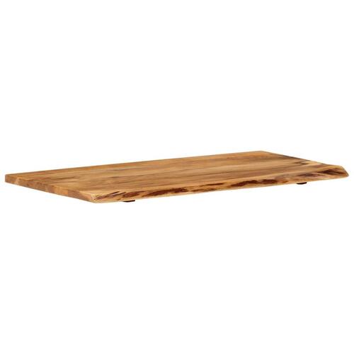 Bordplade til toiletbord 100x55x2,5 cm massivt akacietræ