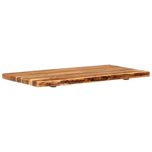 Bordplade til toiletbord 100x55x3,8 cm massivt akacietræ