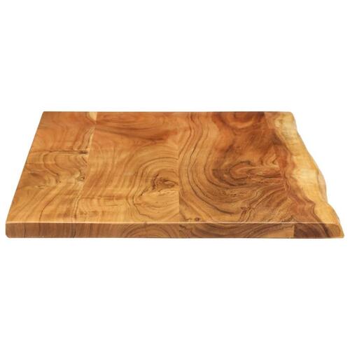 Bordplade til toiletbord 120x55x2,5 cm massivt akacietræ