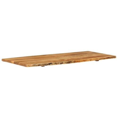 Bordplade til toiletbord 120x55x2,5 cm massivt akacietræ
