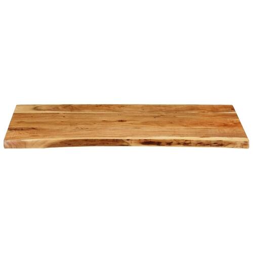 Bordplade til toiletbord 120 x 55 x 3,8 cm massivt akacietræ