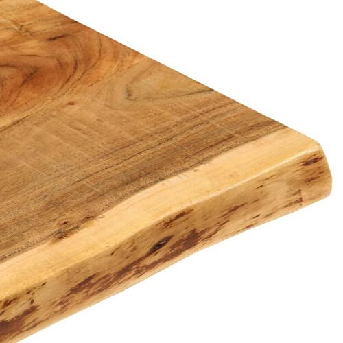 Bordplade til toiletbord 120 x 55 x 3,8 cm massivt akacietræ