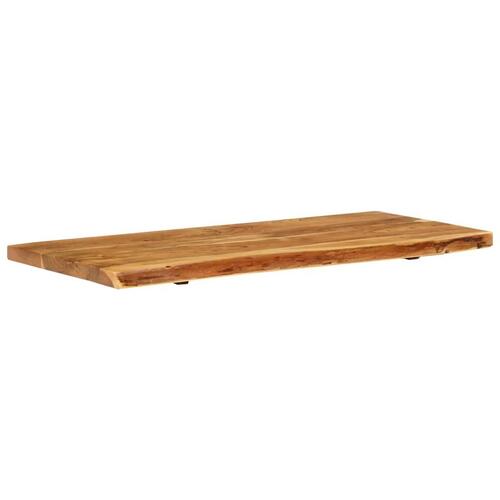 Bordplade til toiletbord 120 x 55 x 3,8 cm massivt akacietræ